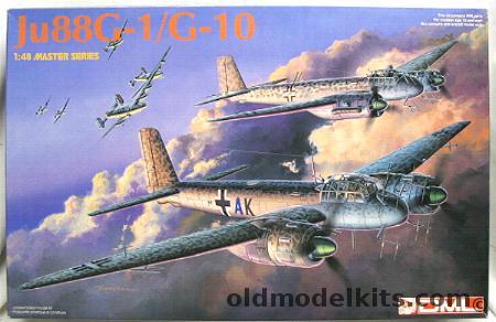 DML 1/48 Junkers Ju-88 G-1/G-10 - Master Series - Luftwaffe G-1 2/NJG2 1944 / G-1 1945 Germany / G-10 1945 Germany - BAGGED, 5521 plastic model kit